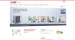 Desktop Screenshot of mitsubishiarcondicionado.com